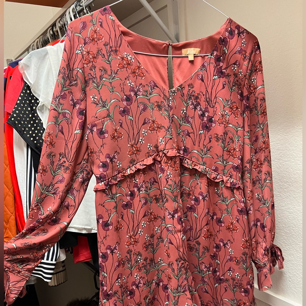 Fall Floral Short Romper